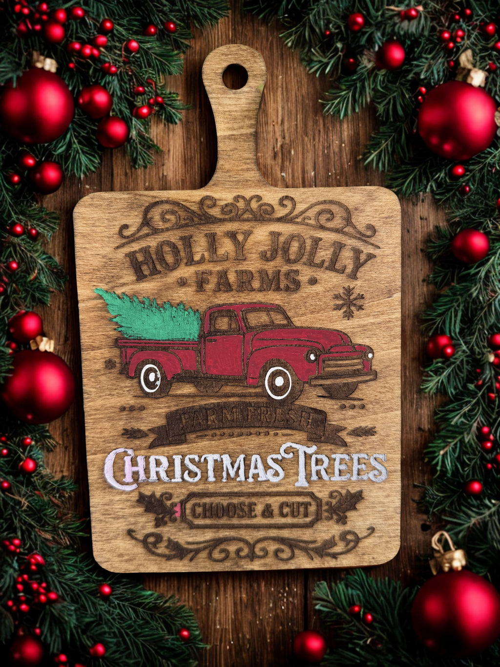 Custom Engraved Wood Tray | Personalized Quote & Photo Valet Tray | Motivational Gift