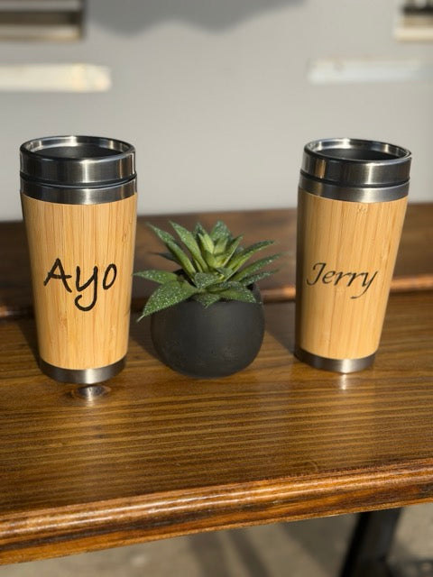 Personalized Bamboo Tumbler