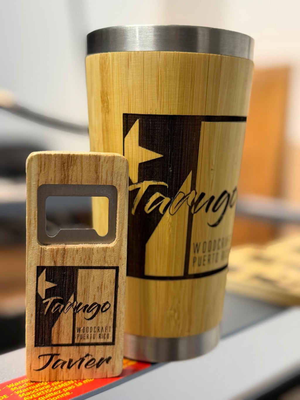 Personalized Wood Bottle Opener Gift | Custom Engraved Name Beer Opener