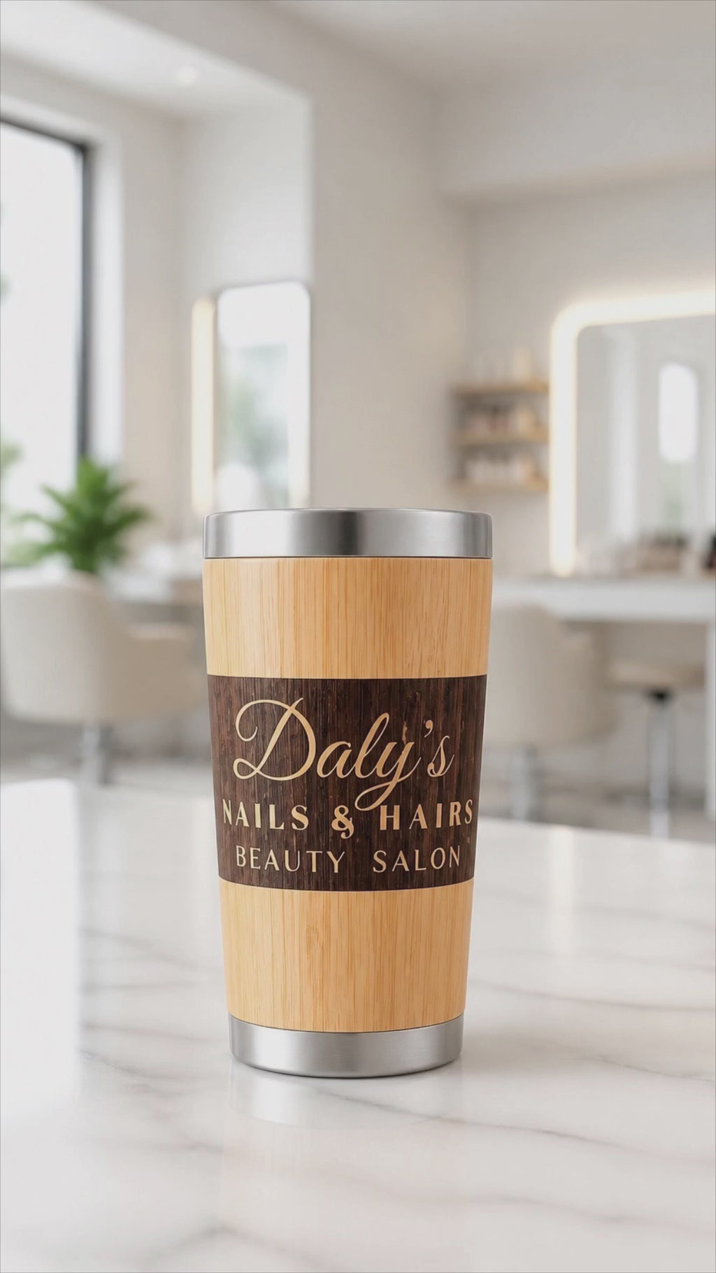 Personalized Bamboo Tumbler