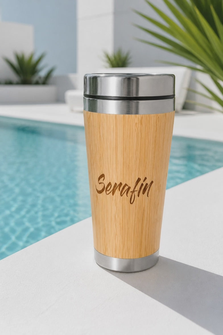Personalized Bamboo Tumbler